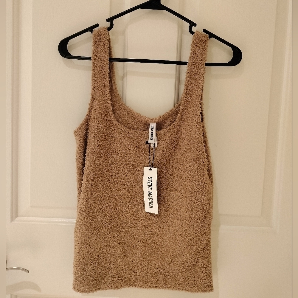 NWT Steve Madden Tan Women's Top Comfy Sleepwear